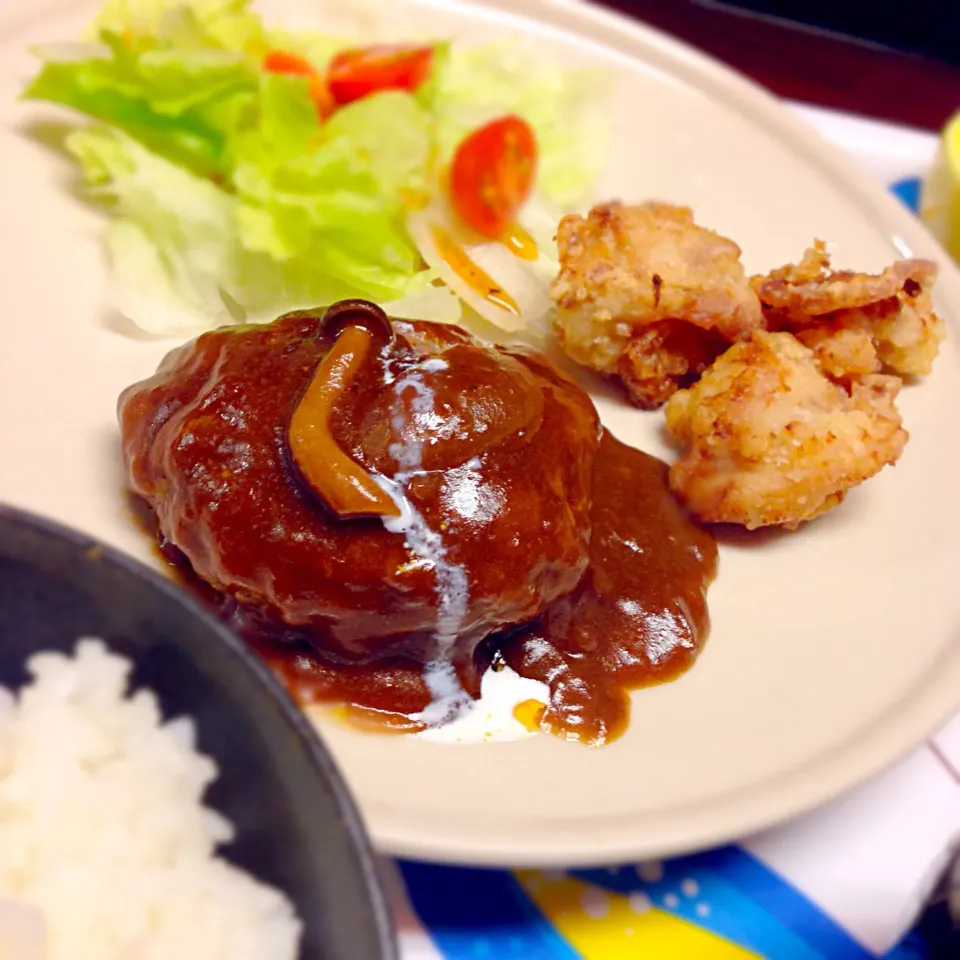 ハンカラ定食|ふじわりゃさん