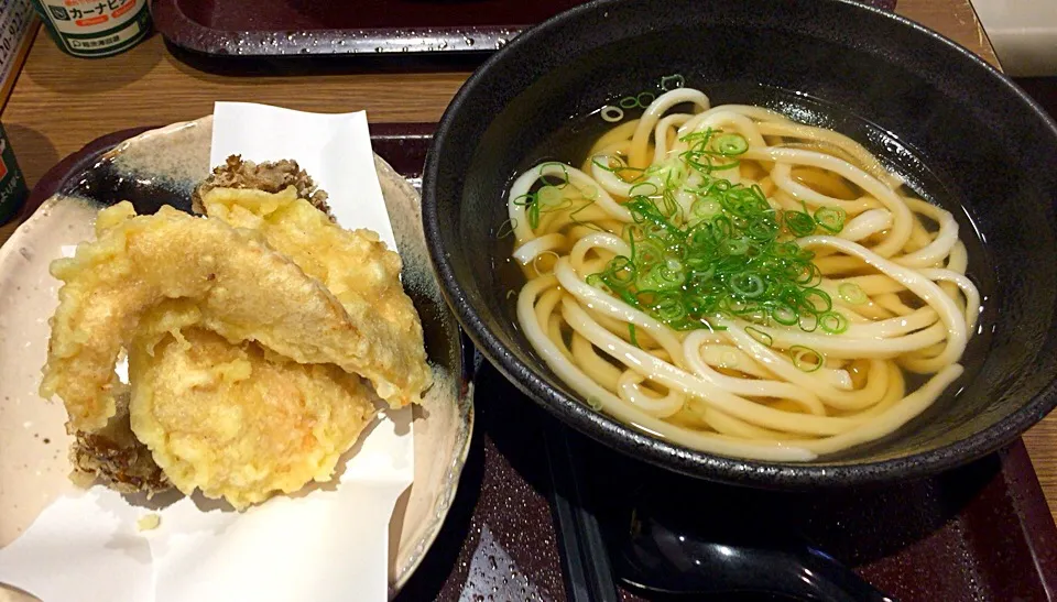 Snapdishの料理写真:舞茸鶏天うどん|るみおんさん