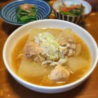 Snapdishの料理写真:大根と鶏肉の治部煮|raku_darさん