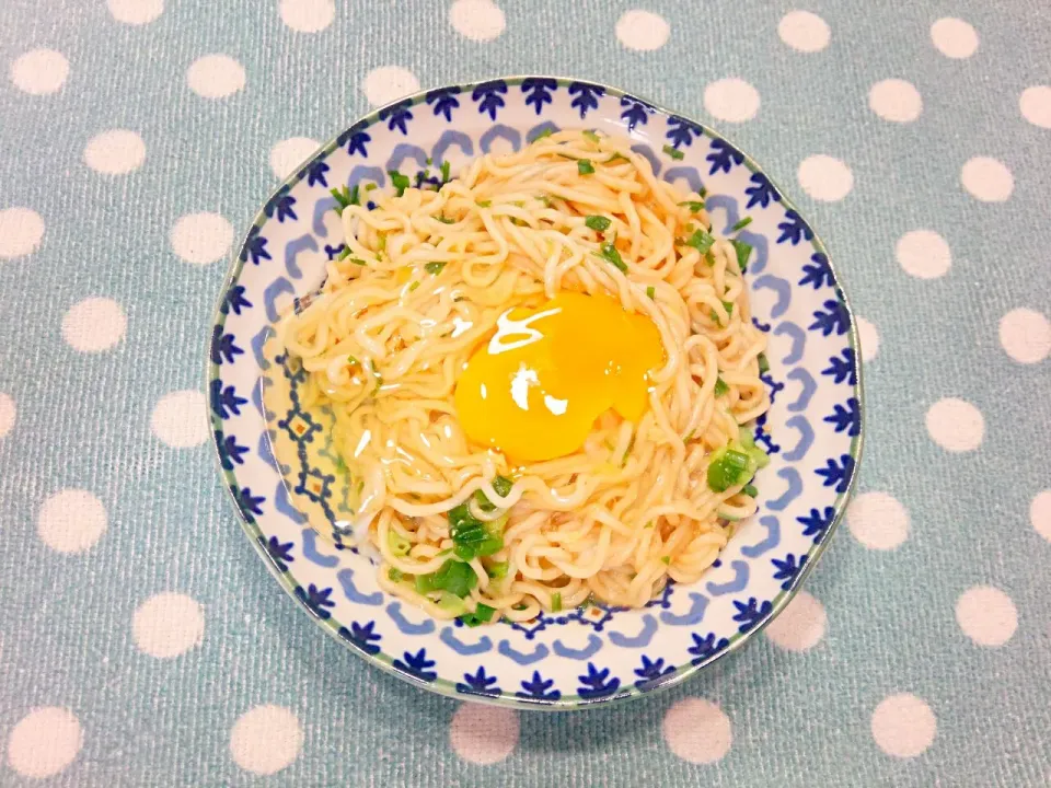 塩にんにくde汁なしラーメン|にゃんこハンターさん