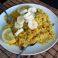 African rice with meat and banana|Gabrielaさん