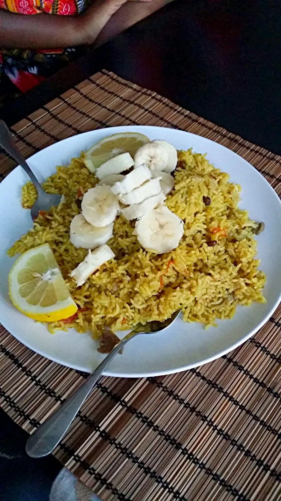 African rice with meat and banana|Gabrielaさん