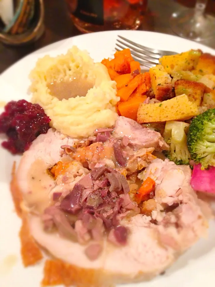 Snapdishの料理写真:感謝祭の七面鳥 Thanksgiving Turkey|Funky Chefさん