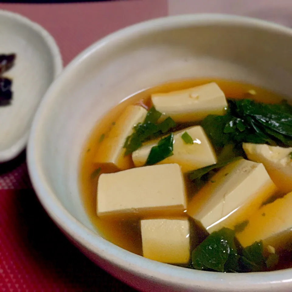 セロリと豆腐のあんかけスープ|kumiさん