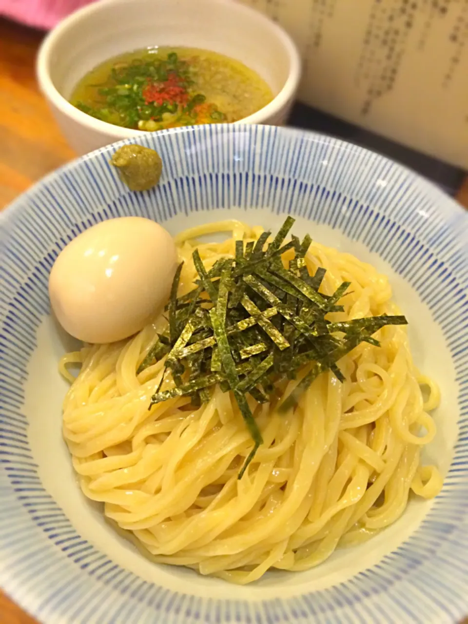 淡麗塩つけ麺＋味玉@塩つけ麺灯花|morimi32さん