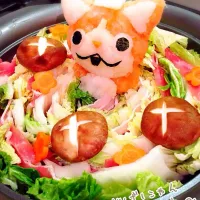 Snapdishの料理写真:ミルフィーユ×みぞれキャラ鍋