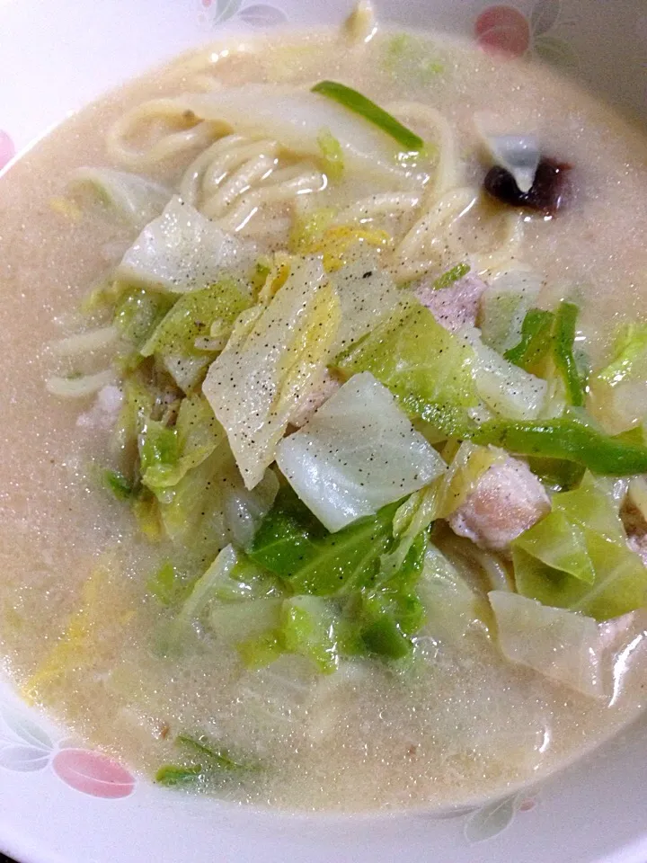 ちゃんぽんラーメン|🐶たぬとんキッチンさん