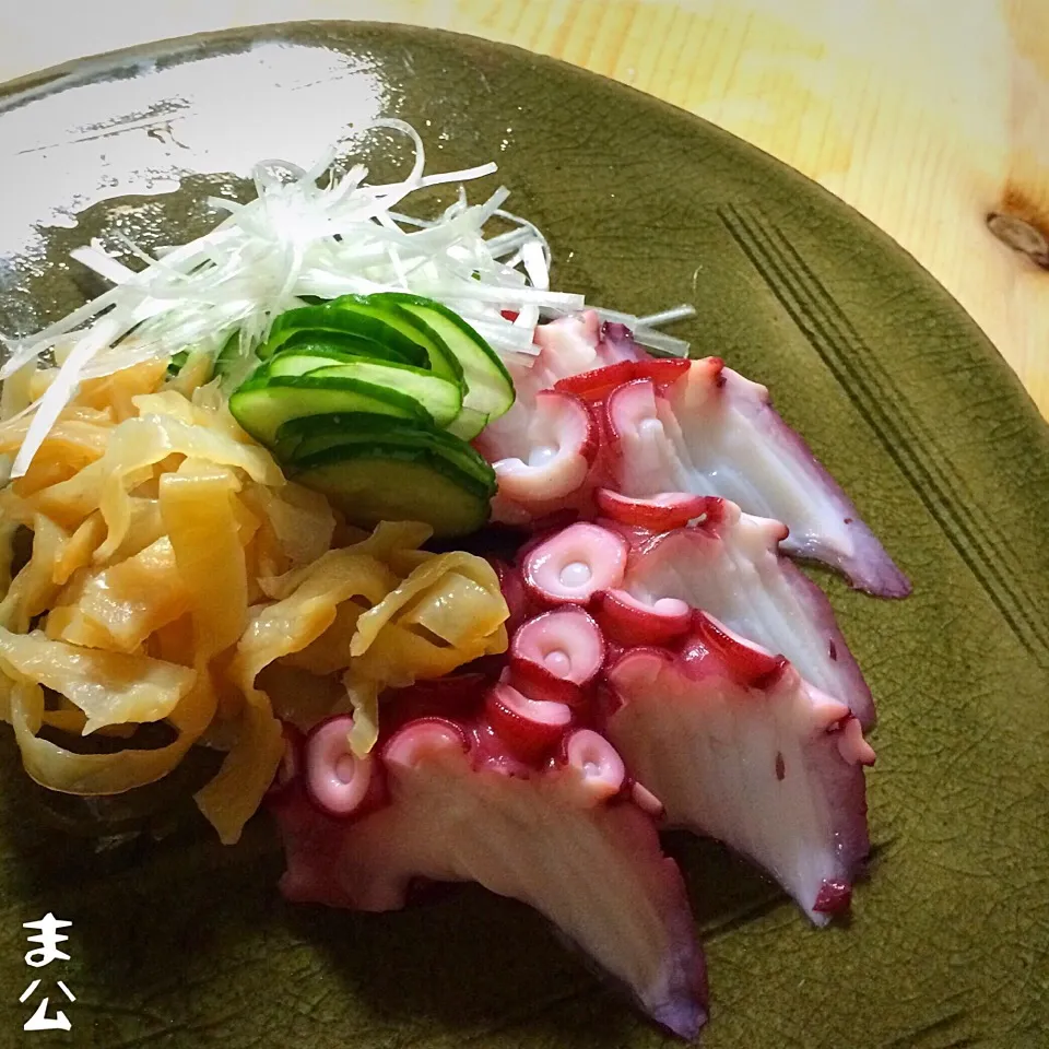 Snapdishの料理写真:蛸とくらげ|まる(丸大豆)さん