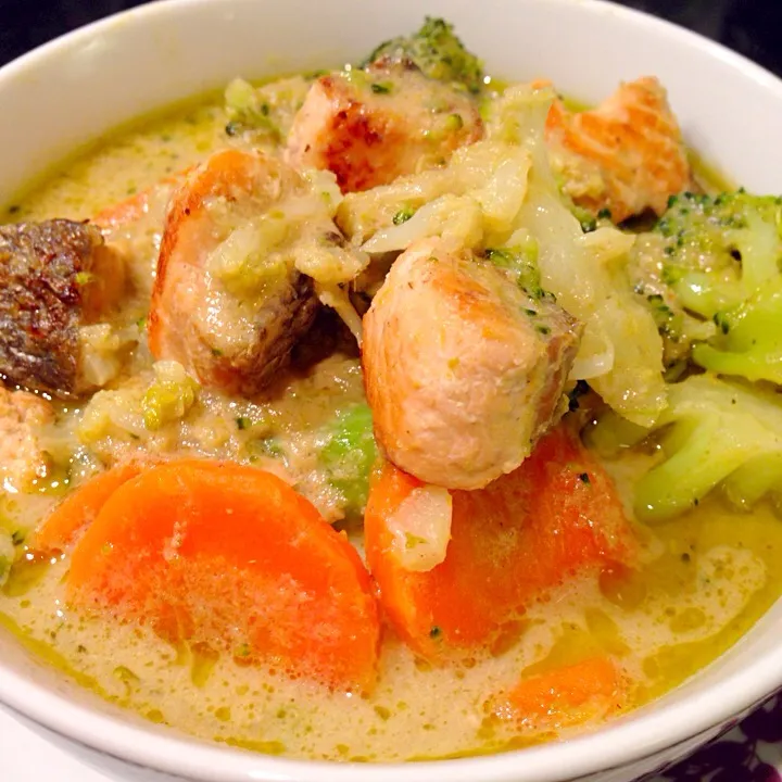 Salmon Green Curry|enJOYさん