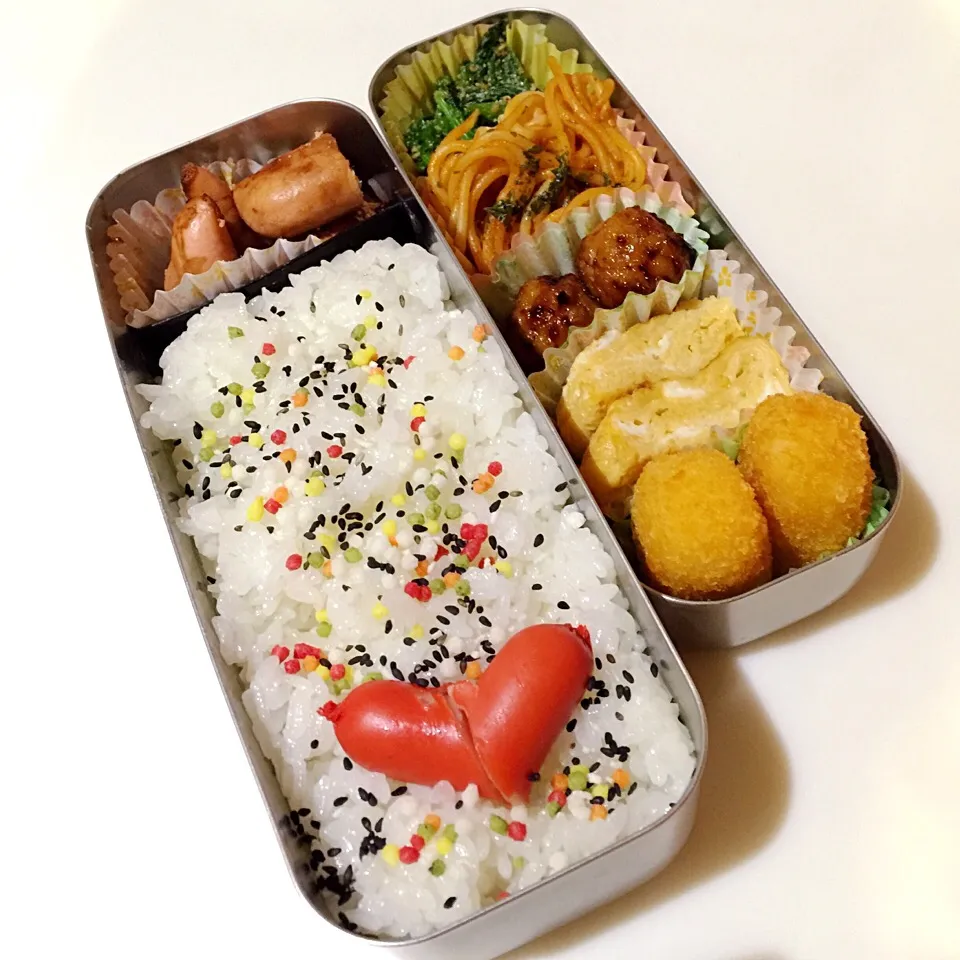 主人のシンプルお弁当❤︎|Makinsさん