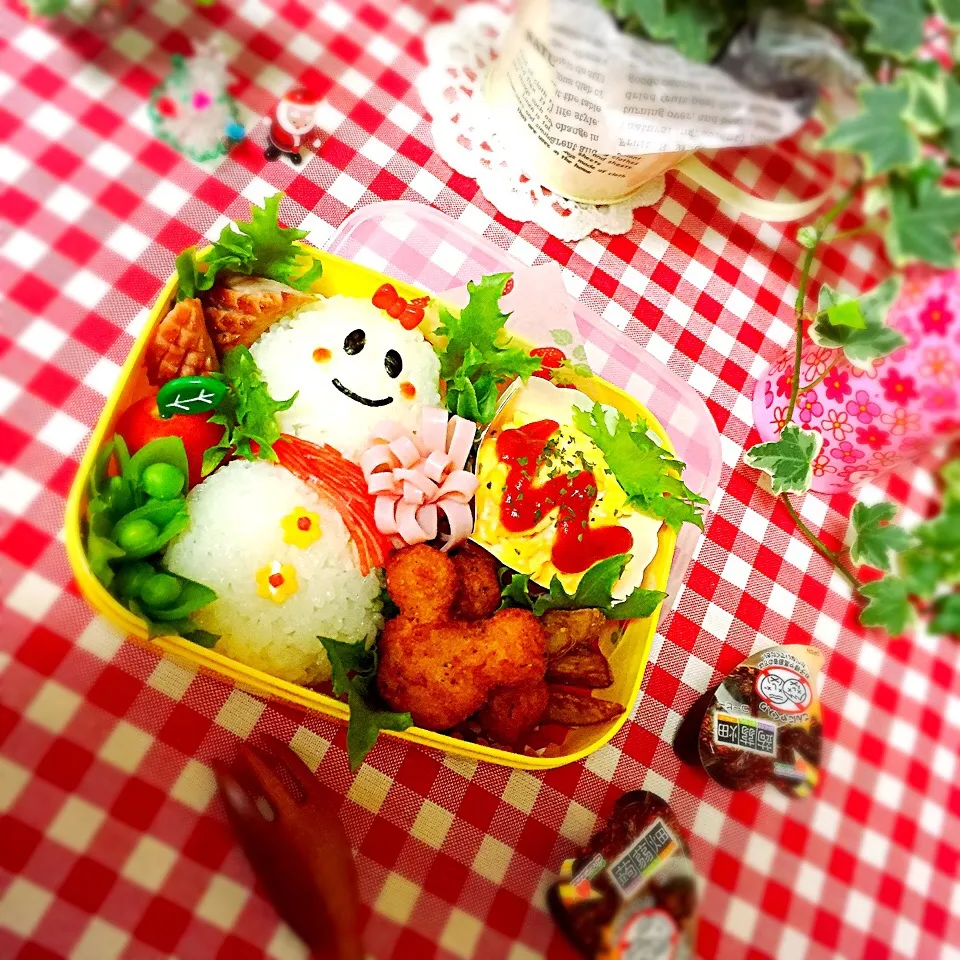 ⛄おにぎり❄お弁当|かぼ(≡'・'≡)さん