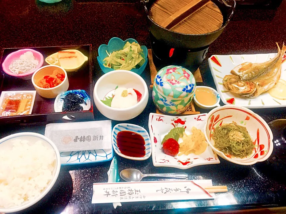 Snapdishの料理写真:玉樟園新井旅館の朝ご飯|KANAさん