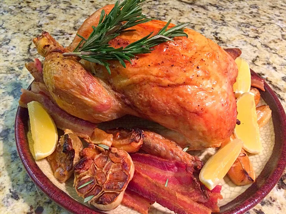 Thanksgiving day dinner / Lemon garlic roasted chicken|Nanaさん