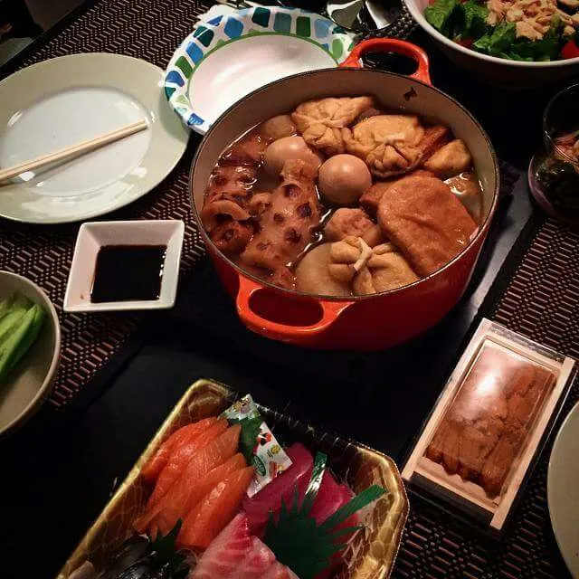 oden sashimi dinner|CHUENCHAIさん