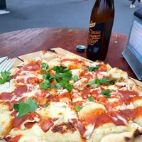 mild chiken PIZZA|MIKIさん