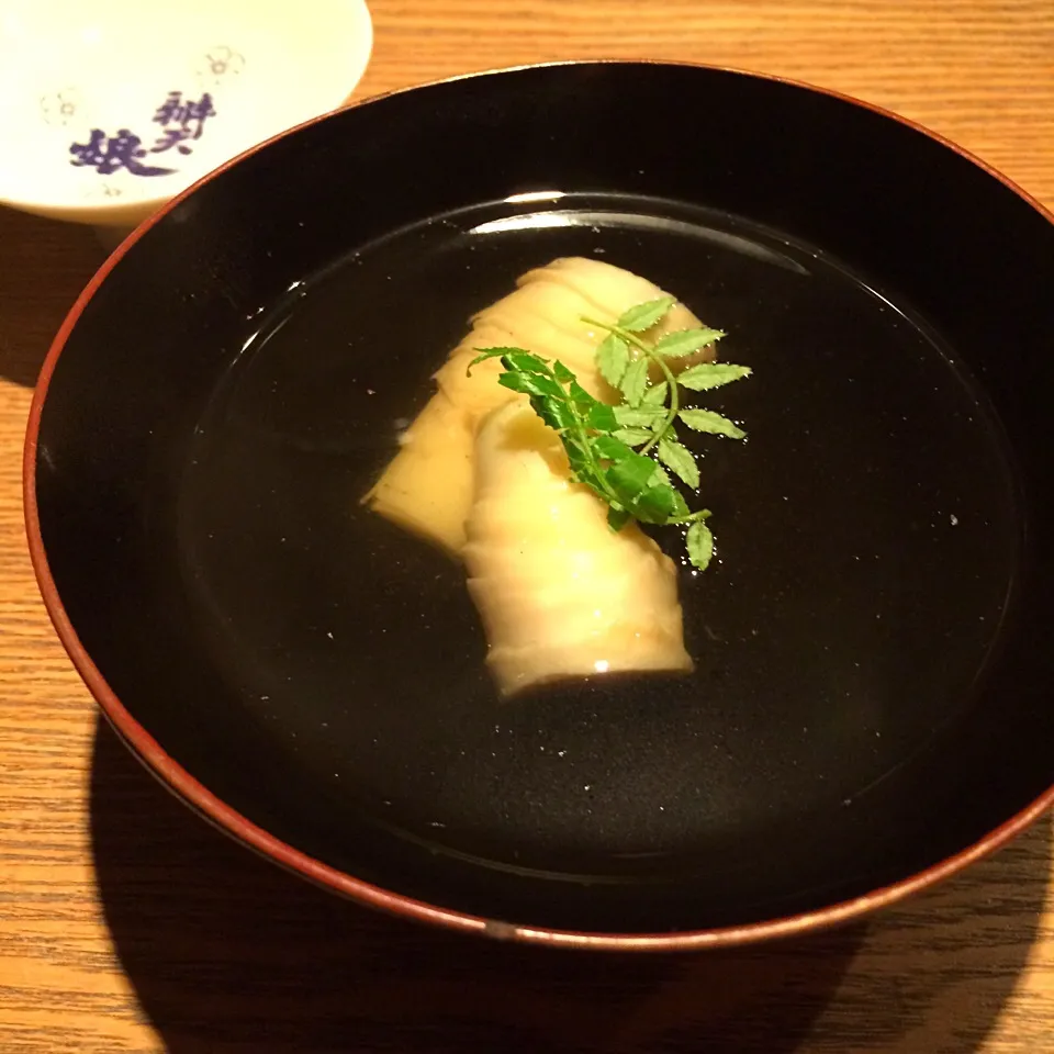 筍のお吸い物、美味い❗️|マユマユさん