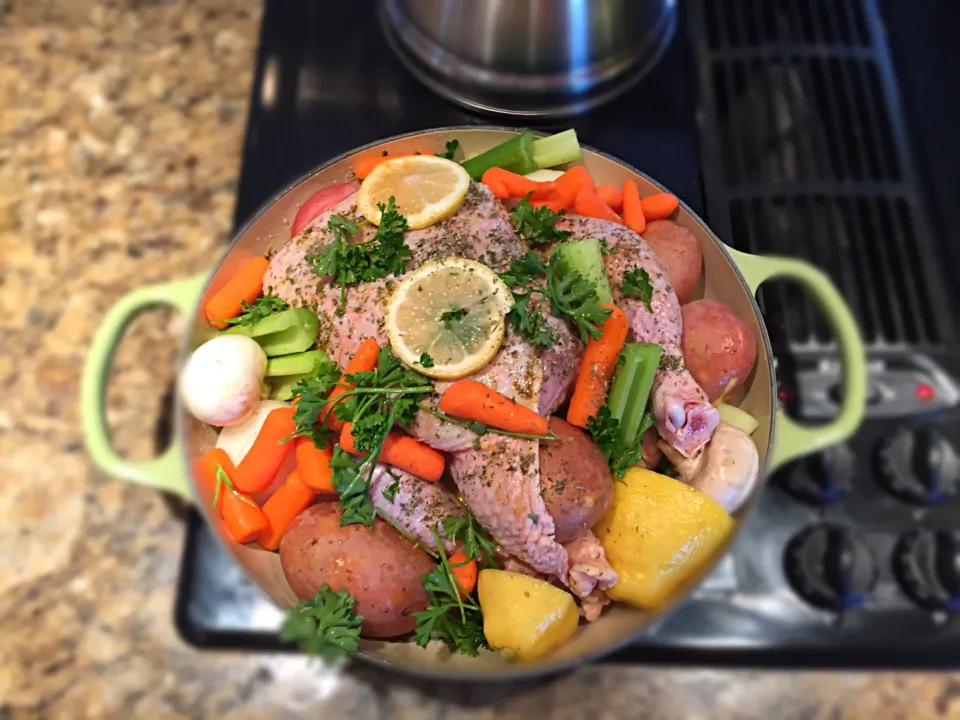 Homemade Lemon Chicken_French-country style_Pre Oven|robert flickerさん