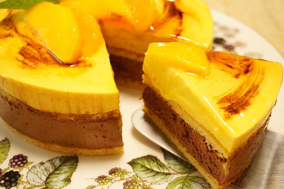 Snapdishの料理写真:MOUSSE CHOCOLAT MANGUE|cumin‘sさん