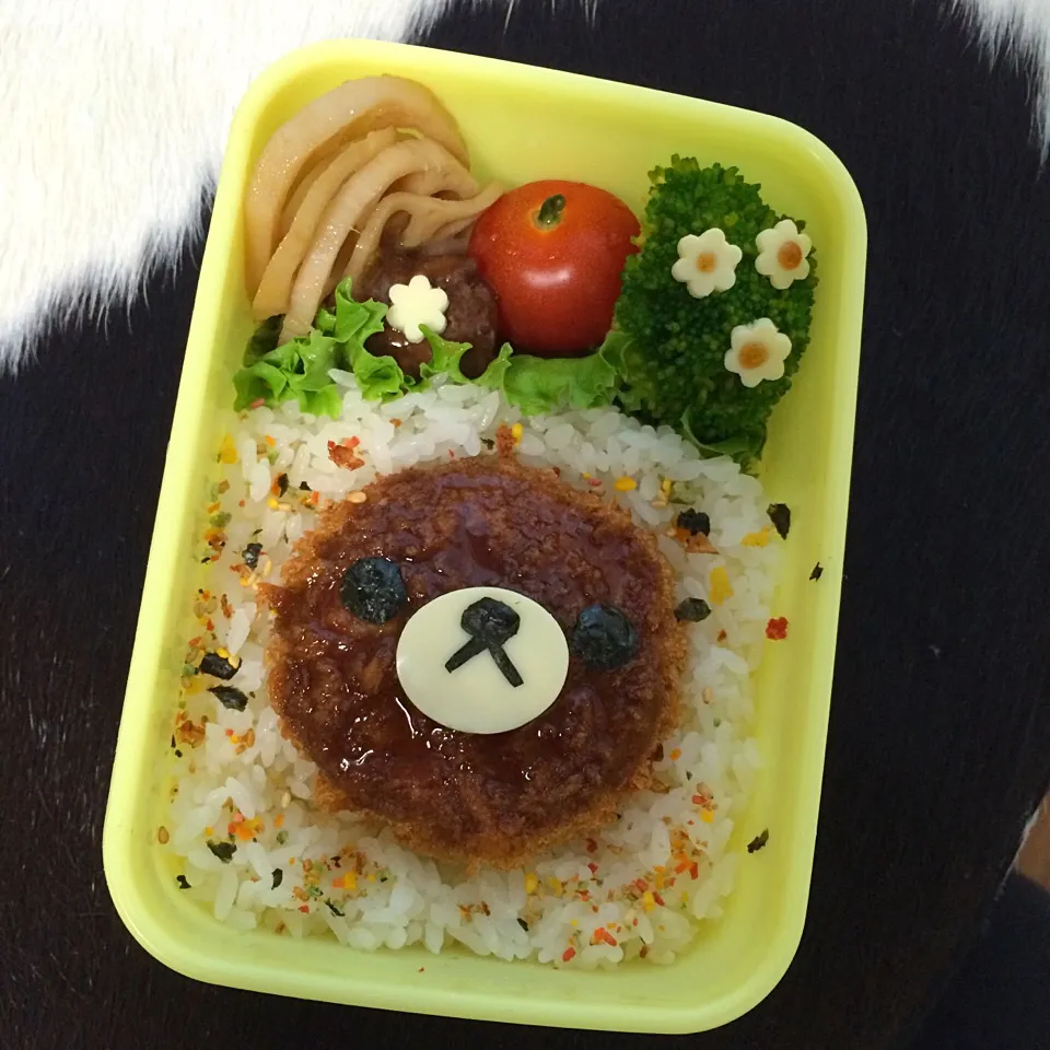 Snapdishの料理写真:リラックマのソースカツ丼弁当|manacocoさん