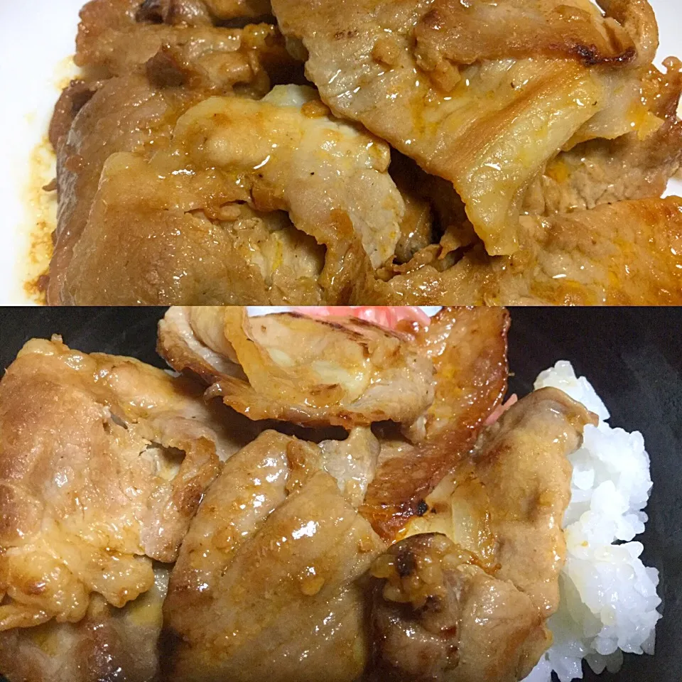 豚生姜焼き丼|sakumaさん