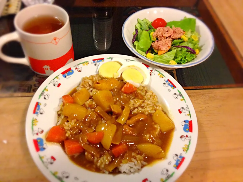 金曜日はカレー曜日🍛|チビミミさん