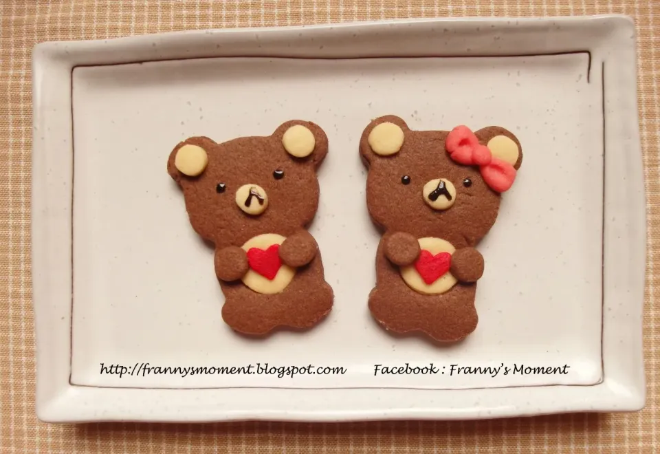 Snapdishの料理写真:bear butter cookies 

we are in love <3|Frannyさん