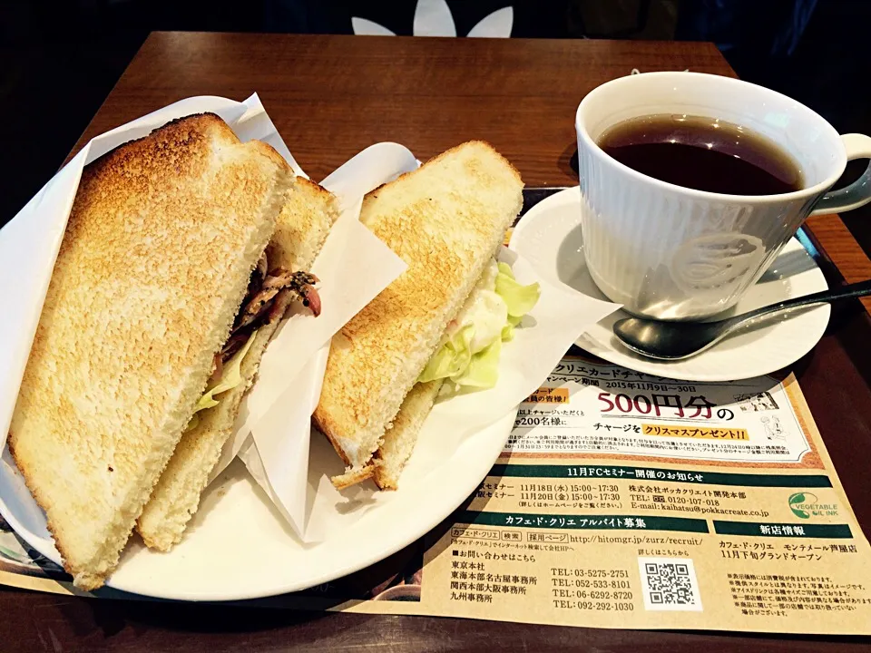 ブラックペッパーサンドとポテトサンドセット|みぃさん