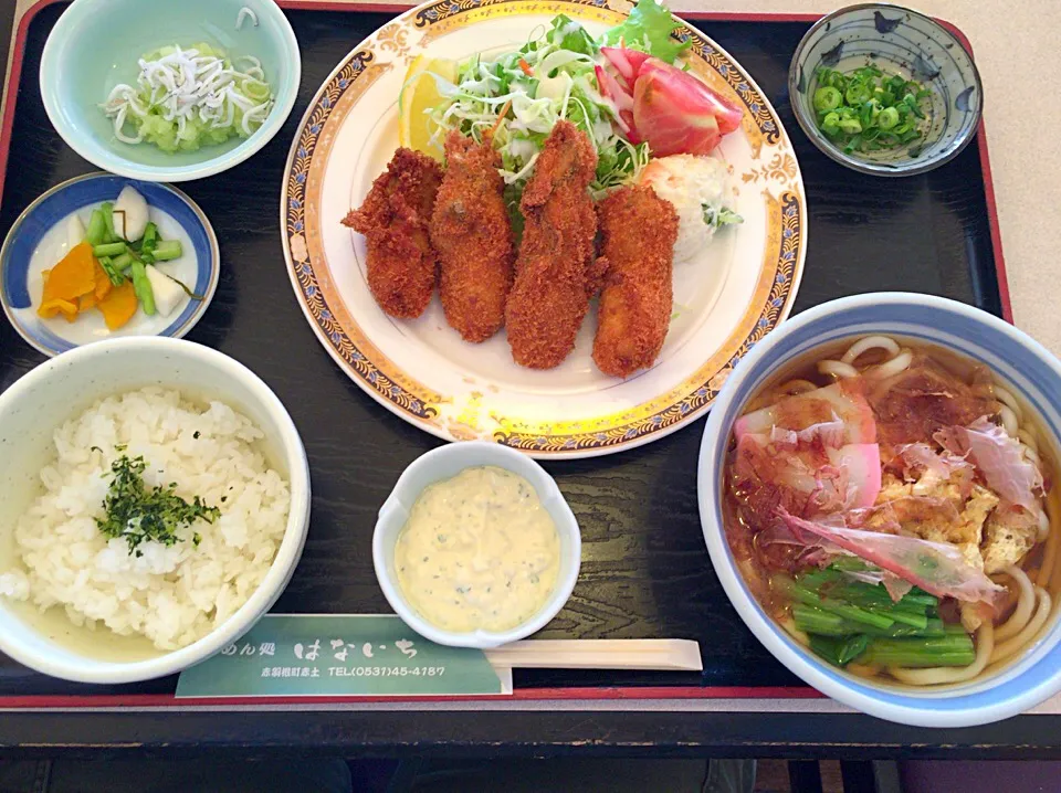 カキフライ定食|あつしさん