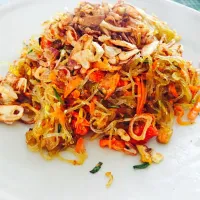 Stir fried Crab meat with vermicelli|linhさん