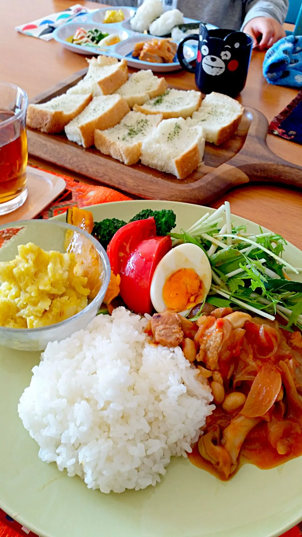 チキンのトマト煮込みでワンプレートランチ|ゆうちゃんさん