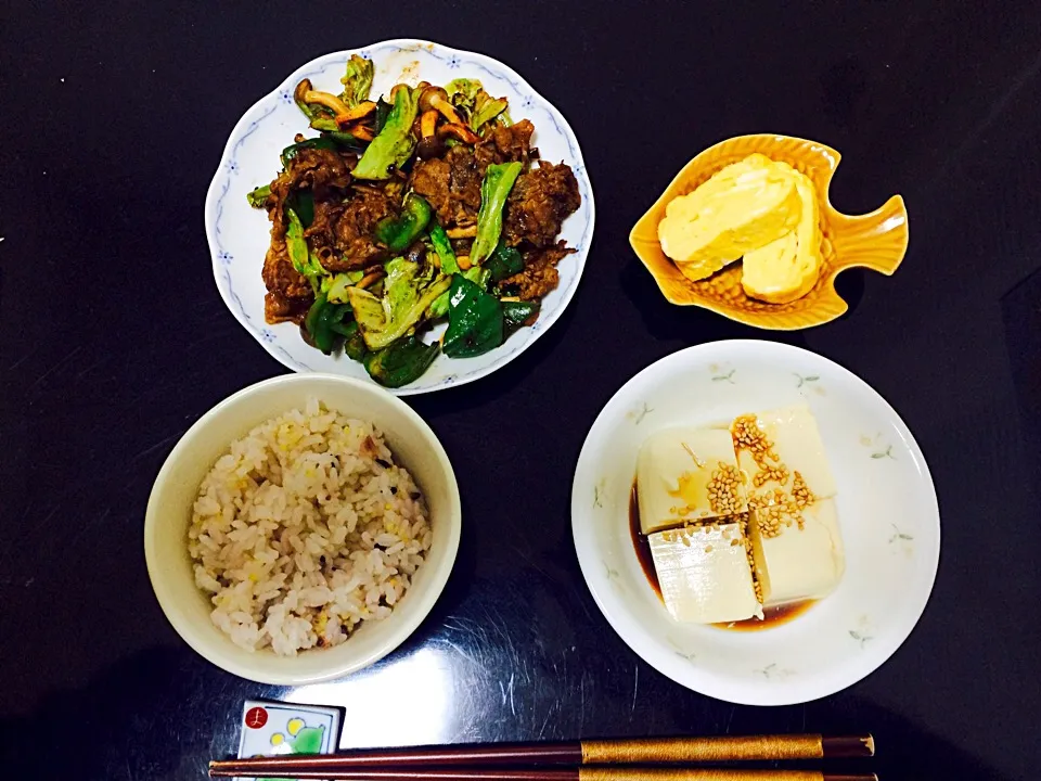 Snapdishの料理写真:まはるkitchen＊dinner|まはるさん