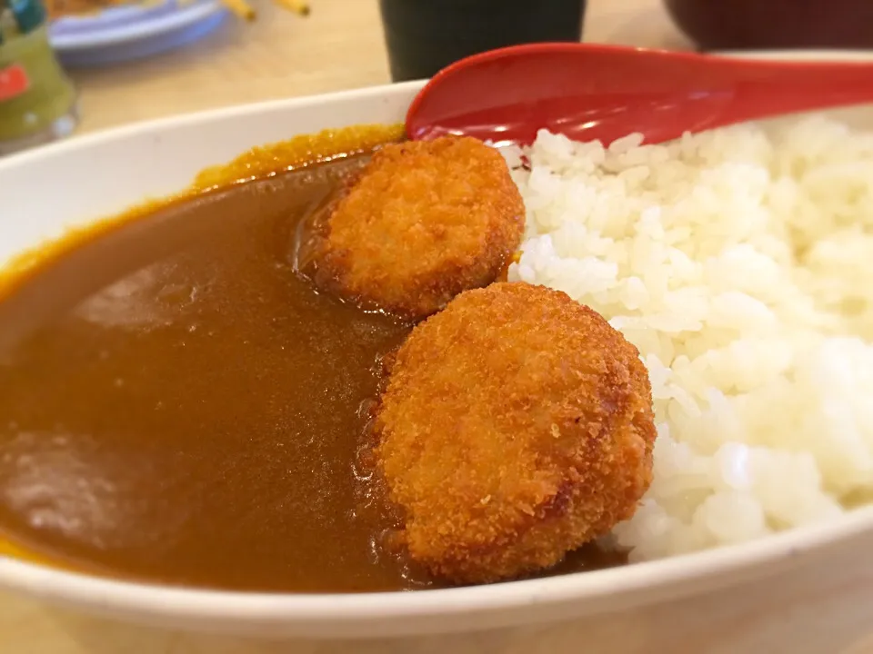 くら寿司のシャリカレー、とんかつ付き|土屋幸治さん