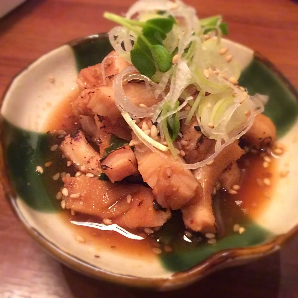 昨日の美味しかった物②「マンボウのなんちゃらかんちゃら😋」|アライさんさん