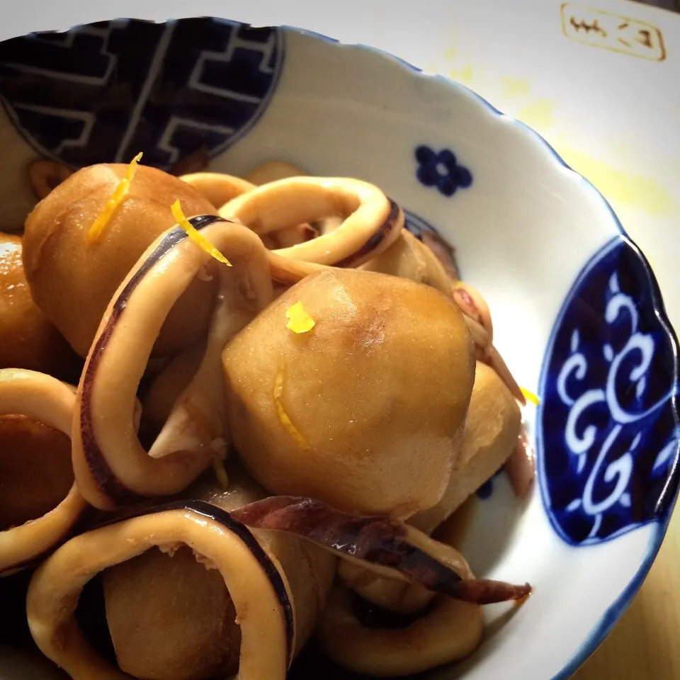 鯣烏賊と里芋の煮物|まる(丸大豆)さん