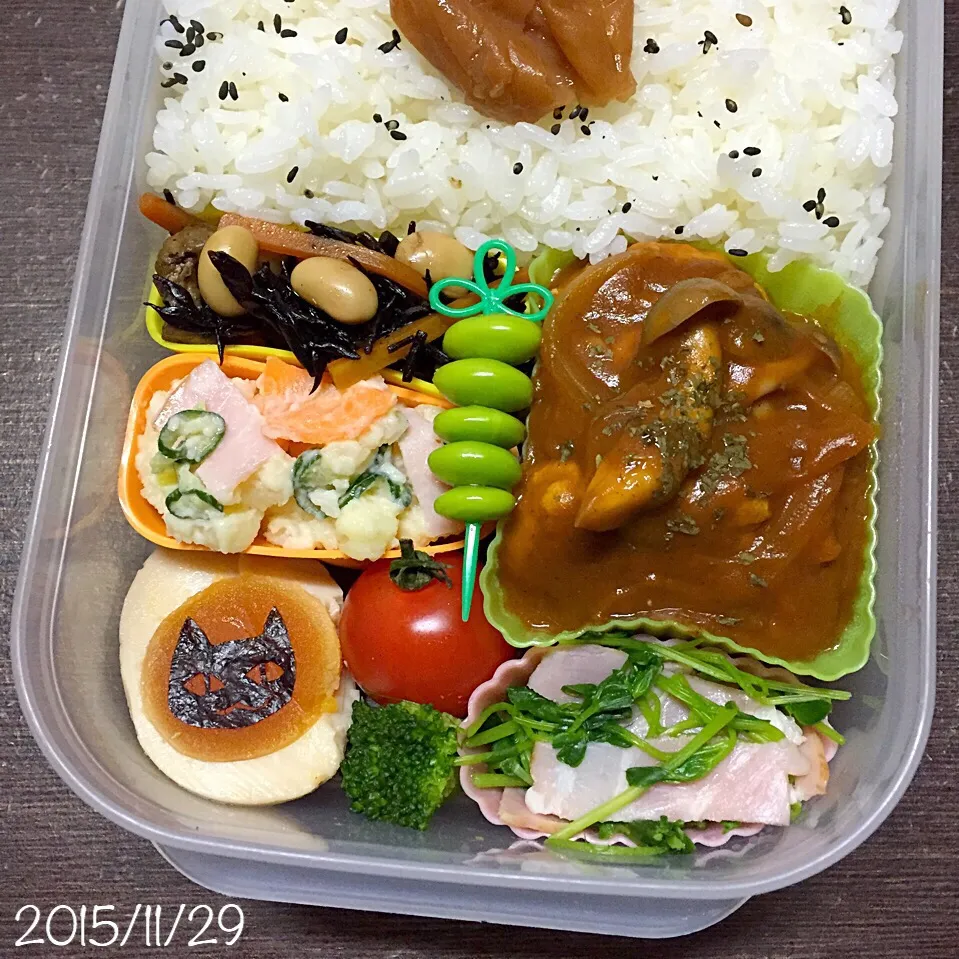 Snapdishの料理写真:11/29お弁当⚘ᗾᐝ|ふくろう女子さん