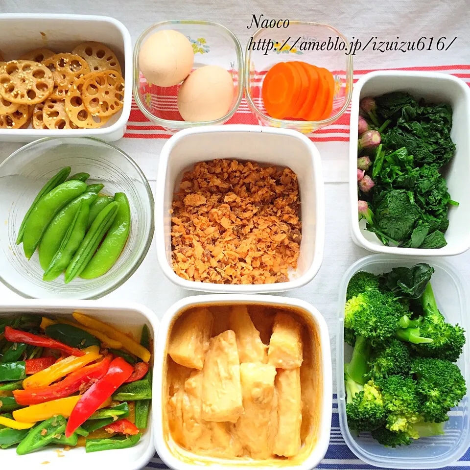 日曜の常備菜作り|naocoisaさん