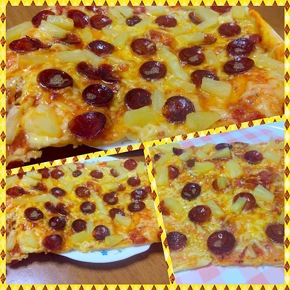 Homemade Pizza nom nom|Food Gardenさん