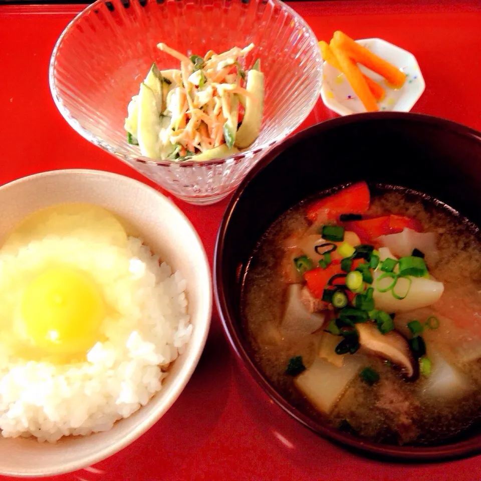 お昼ご飯はTKG|あーるさん