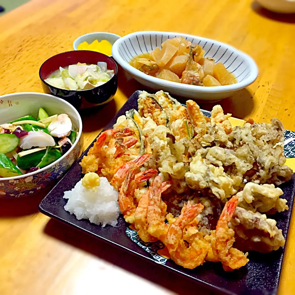 日曜日の夕ご飯♪|のりころさん