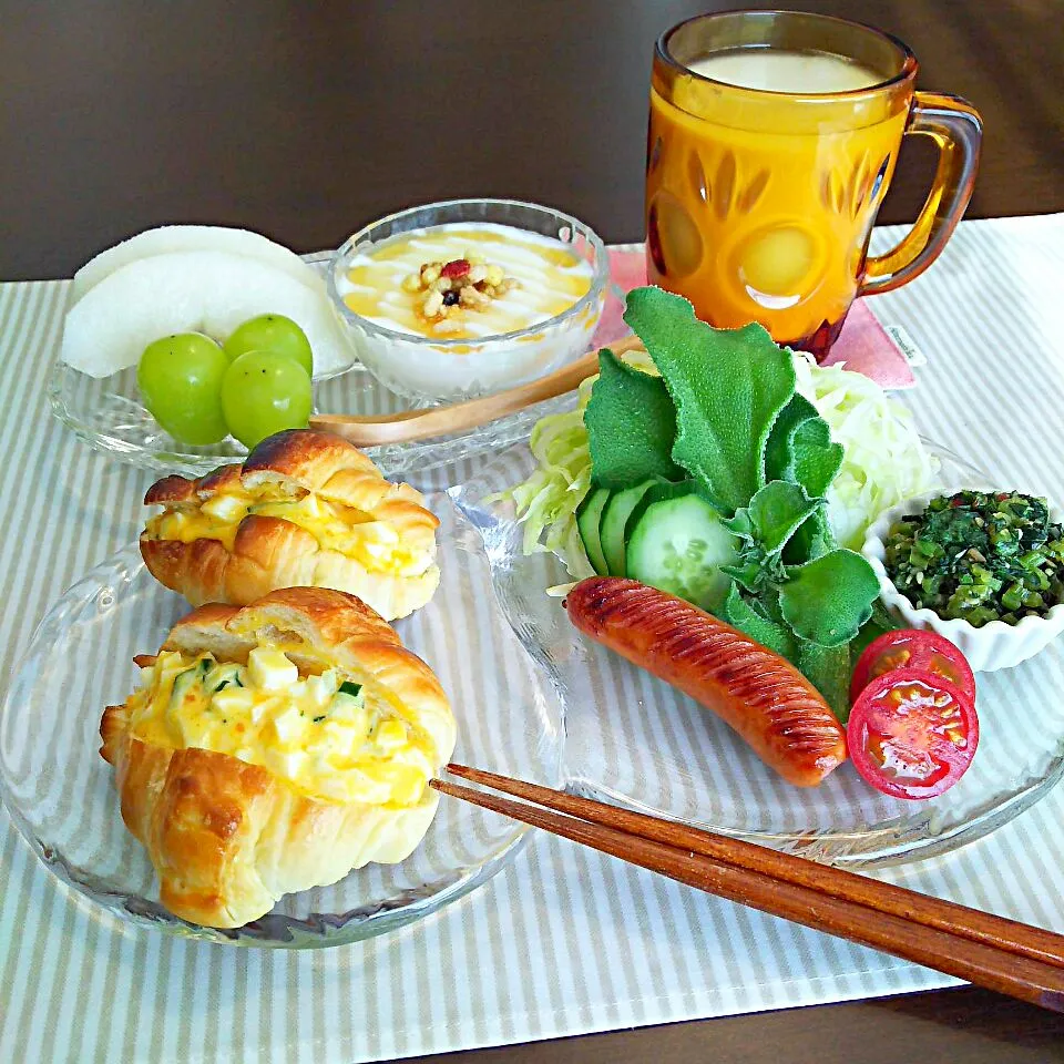 Snapdishの料理写真:breakfast!!|和田 匠生さん