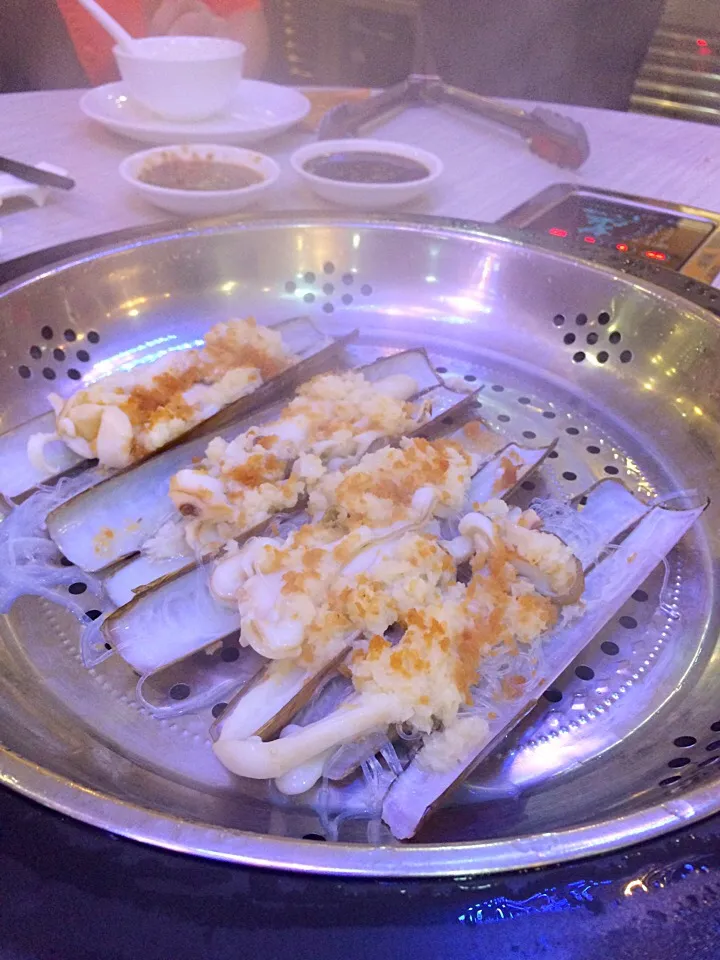 Steamed Razor Fish|willklhさん