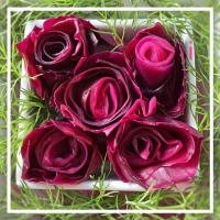 バラのアミューズ 紫キャベツのピクルス 🌹 【Amuse bouche of roses made of red cabbage pickles】