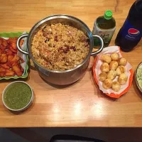 Snapdishの料理写真:full set briyani|Phannidaさん