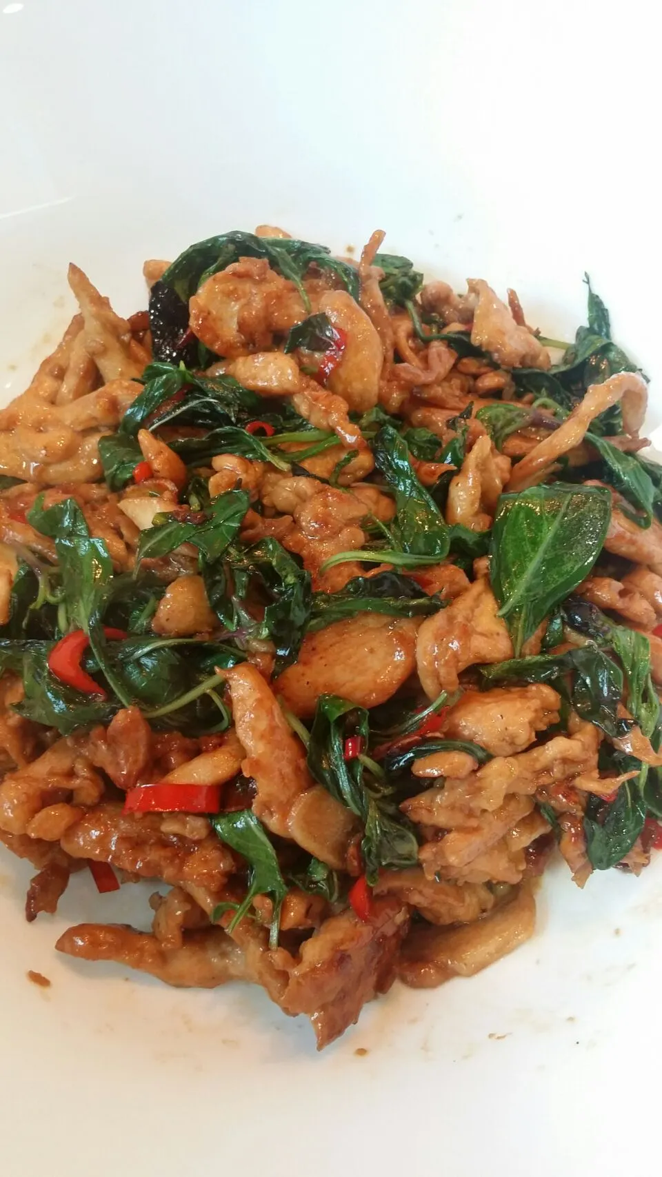 Stir Fry Chicken wif Thai Basil🌱|Jennifer Yapさん