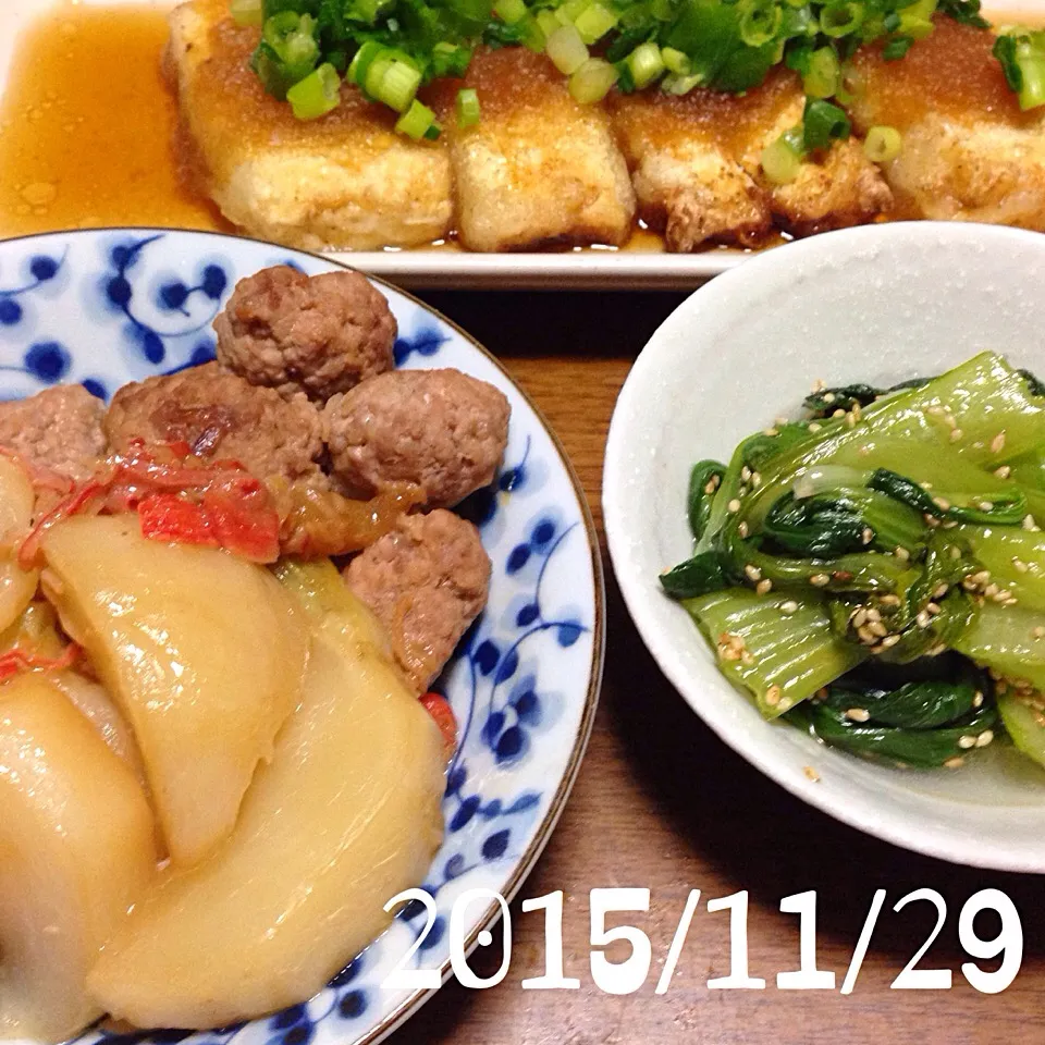 Snapdishの料理写真:2015/11/29晩御飯|くろずきんさん