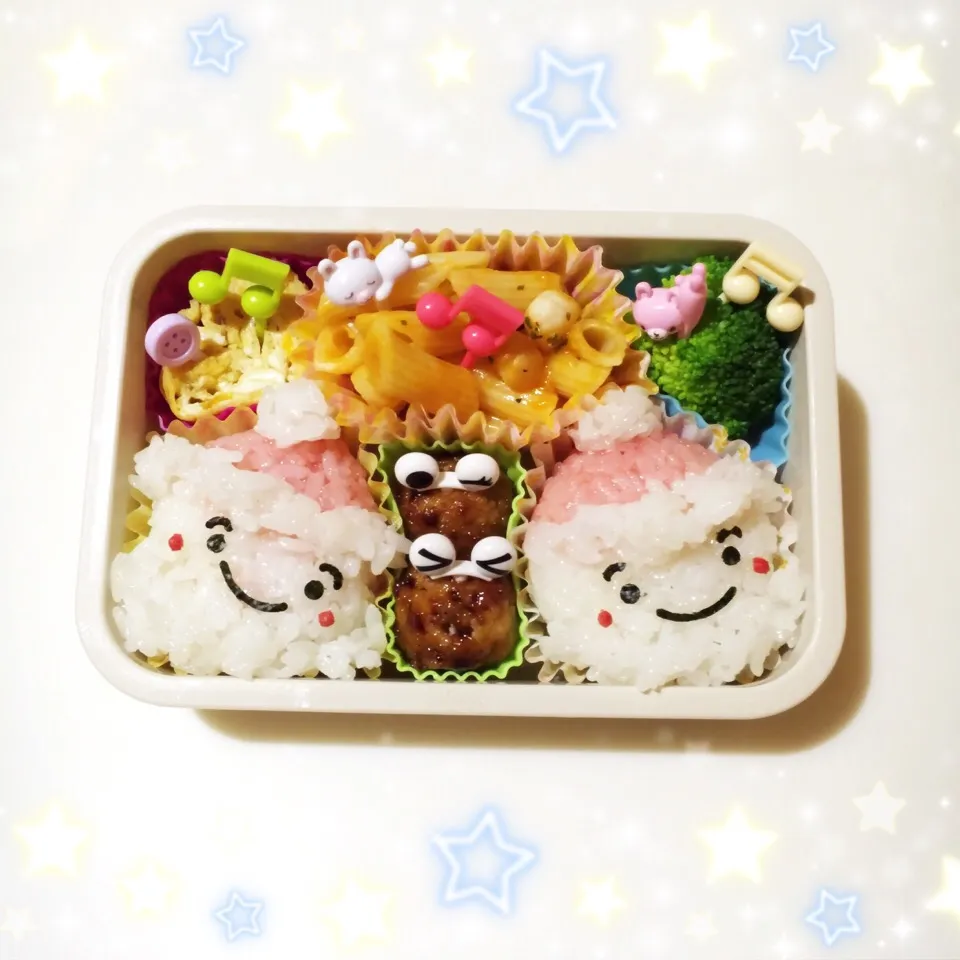 Christmas🎄スマイルサンタ握り弁当|Makinsさん