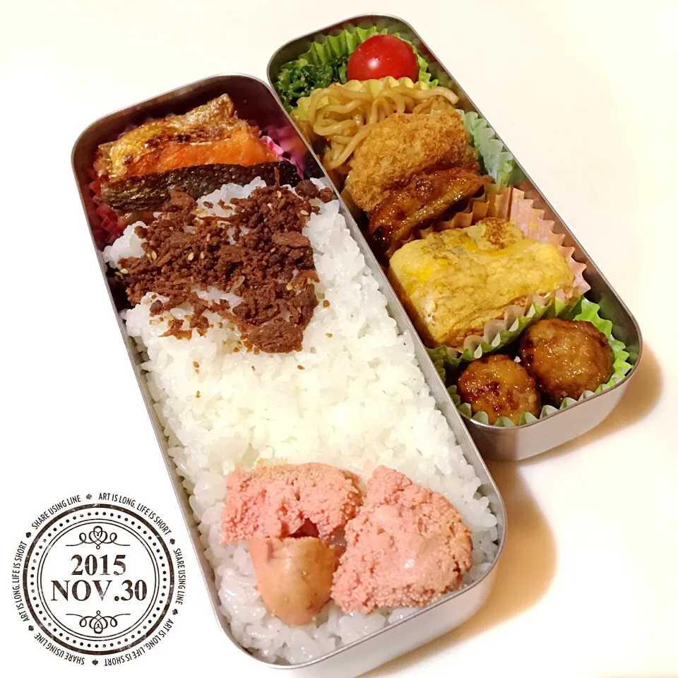 主人のシンプルお弁当❤︎|Makinsさん