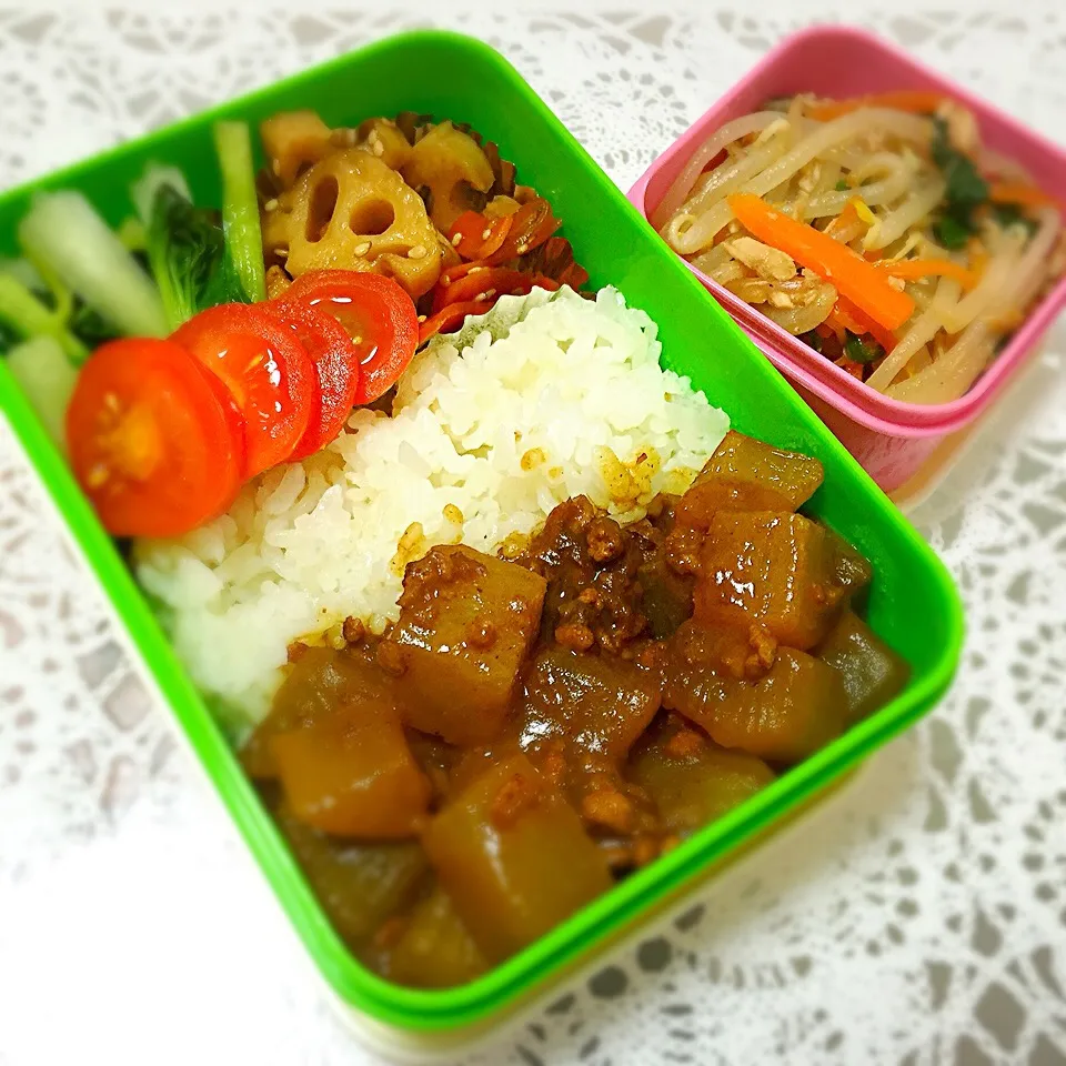 和風大根カレー弁当♡|はるかさん