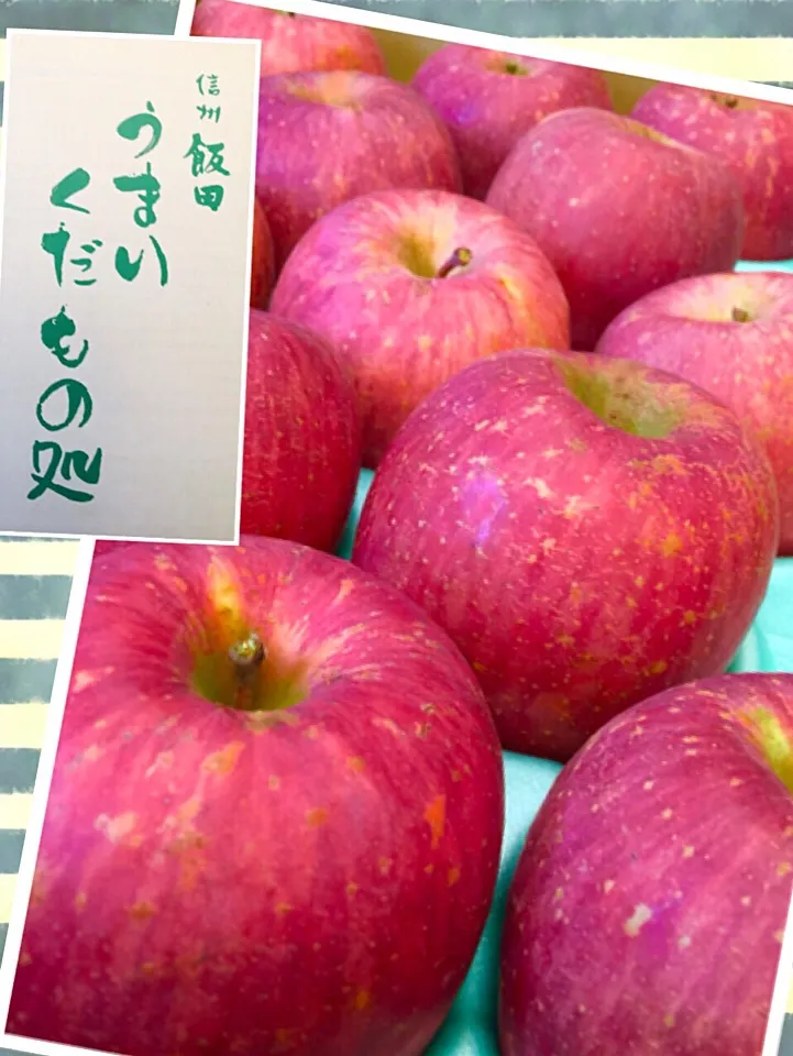 今年も 懐かしい長野で育った林檎🍎🍎🍎が届きました🚐|keikoさん