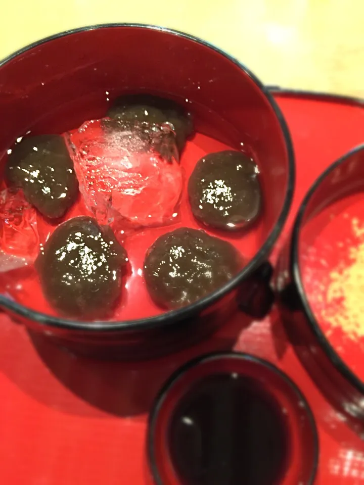 老松 わらび餅。びっくりぽんなお値段ですが、びっくりするほど美味しかった(●´艸`)|ツナコさん